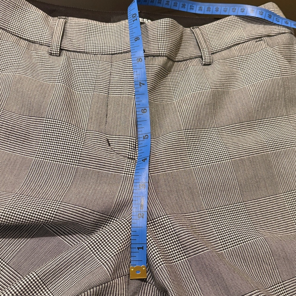 Express Columnist Ankle Midrise Stretch Checker Pant Size 4 - Picture 9 of 9